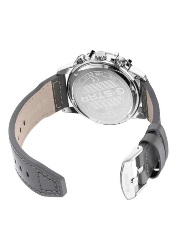 Bend3D Gray Dial / Gray Leather Strap Gray Dial