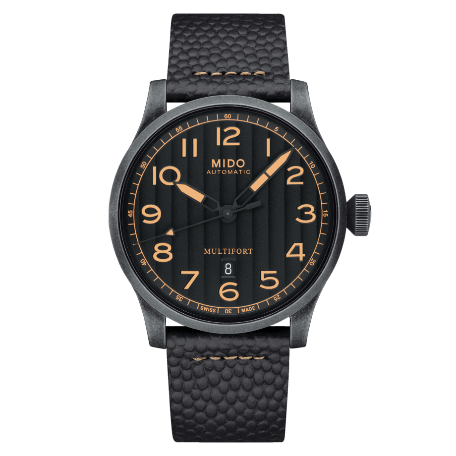 Multifort Leather | Black Dial