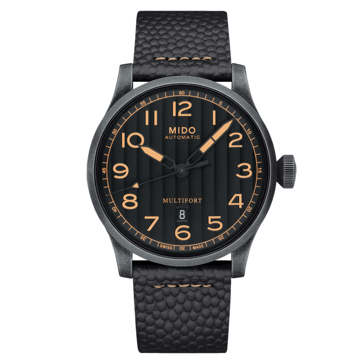 Multifort Leather | Black Dial