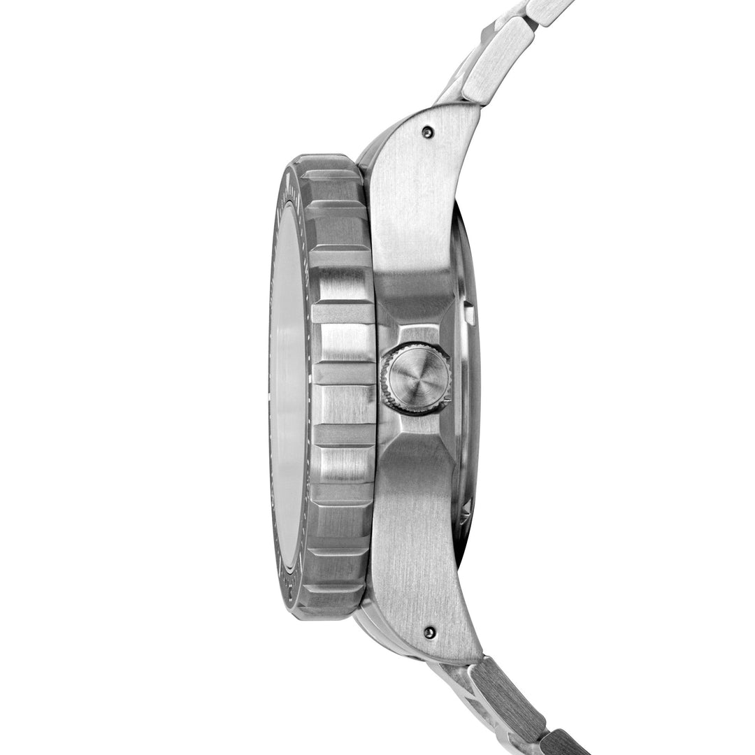 Divers Auto Jumbo Day /Date White NGM/Steel Bracelet Arctic White Dial