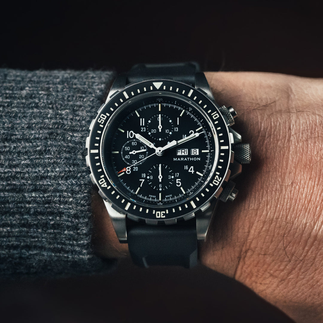 Dive SS/BKSS 3PC RUBBER (WW194014SS-0130) | Black Dial
