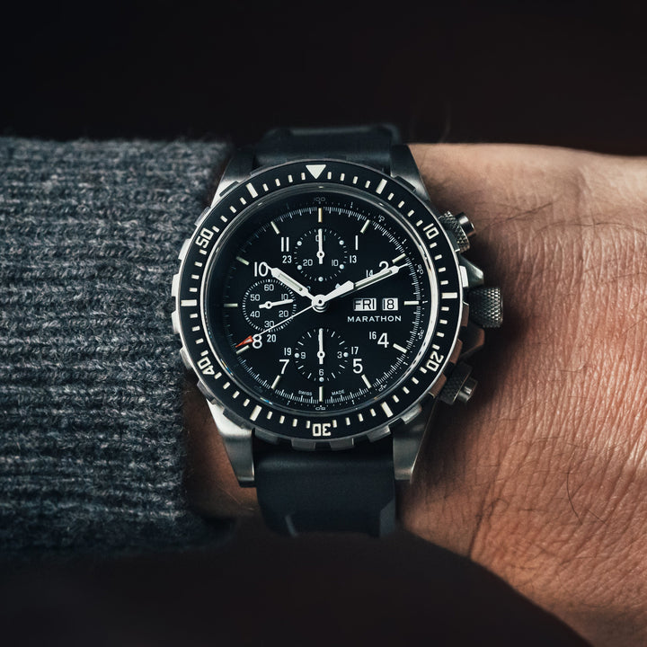 Dive SS/BKSS 3PC RUBBER (WW194014SS-0130) | Black Dial