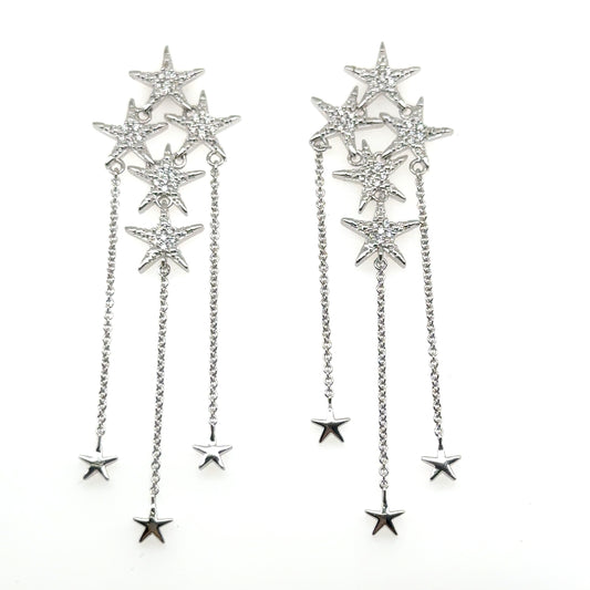 Dangling Star Earrings