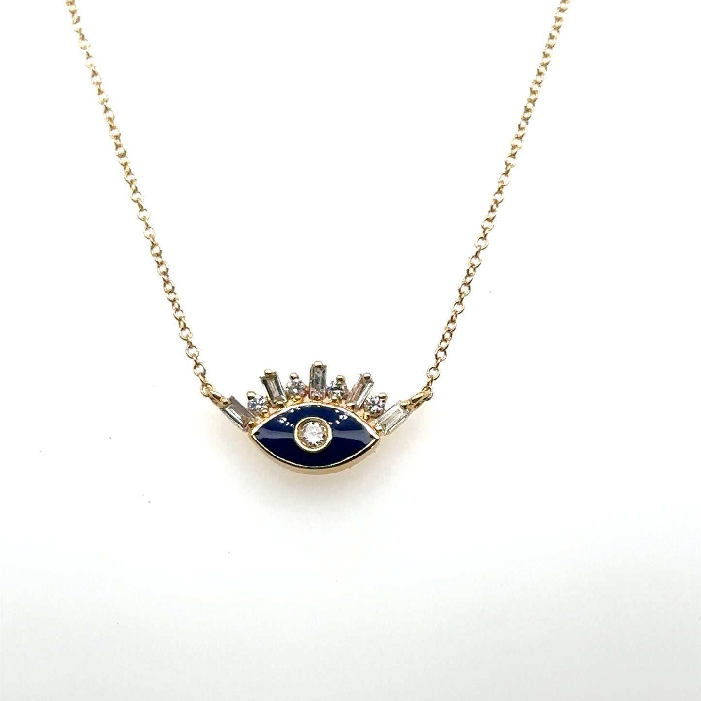 Evil Eye Diamond Necklace