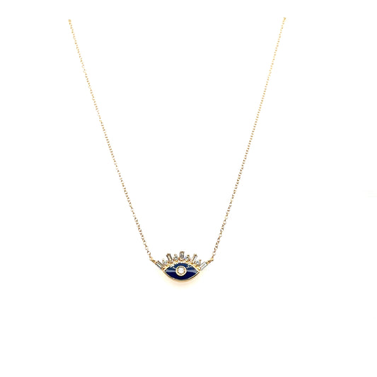 Evil Eye Diamond Necklace