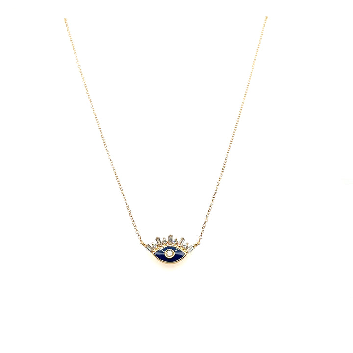 Evil Eye Diamond Necklace