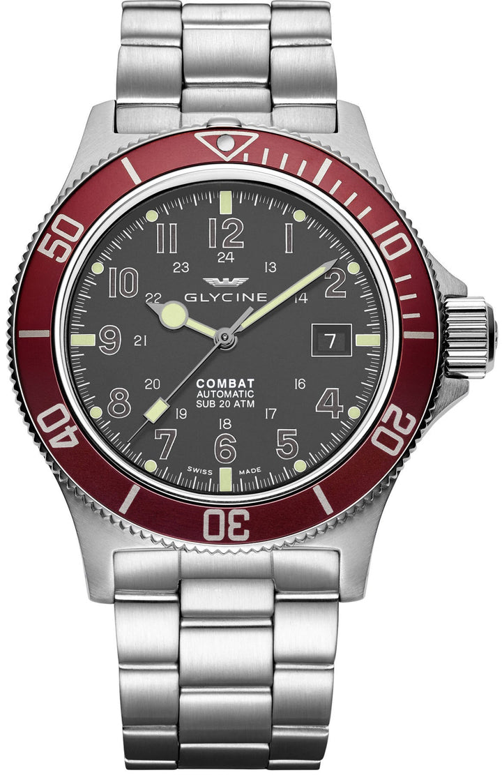Combat Sub 42mm / Grey / Silver Grey Dial