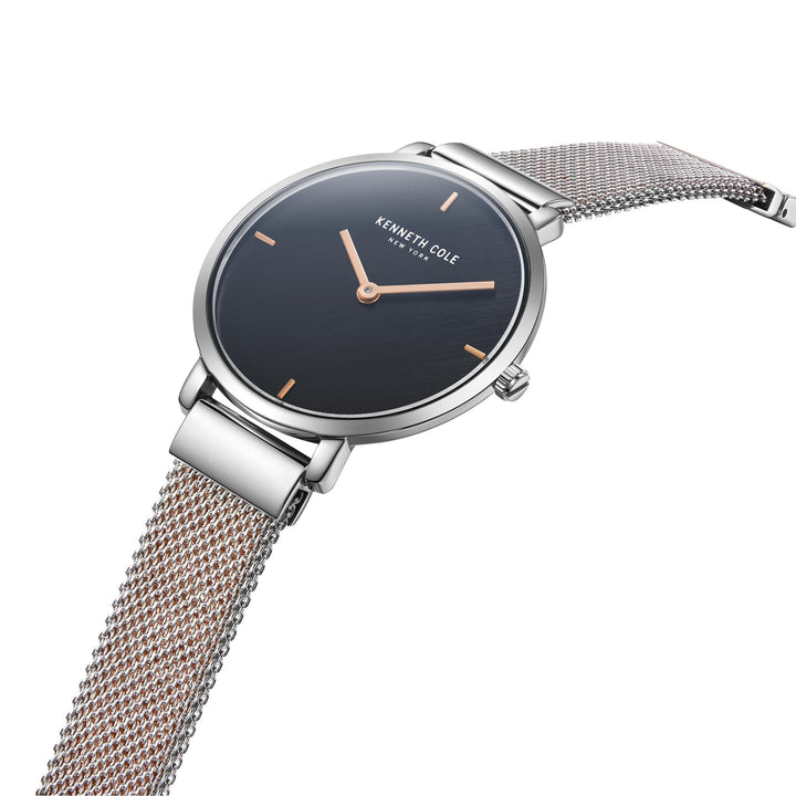Classic 38mm / Black / Silver and Rose Gold Black Dial