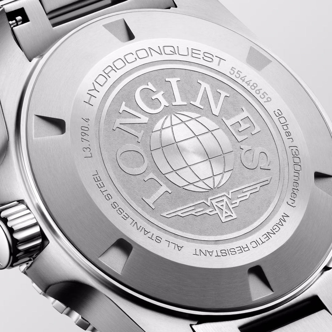 HYDROCONQUEST GMT Green / Stainless Steel | Green Dial