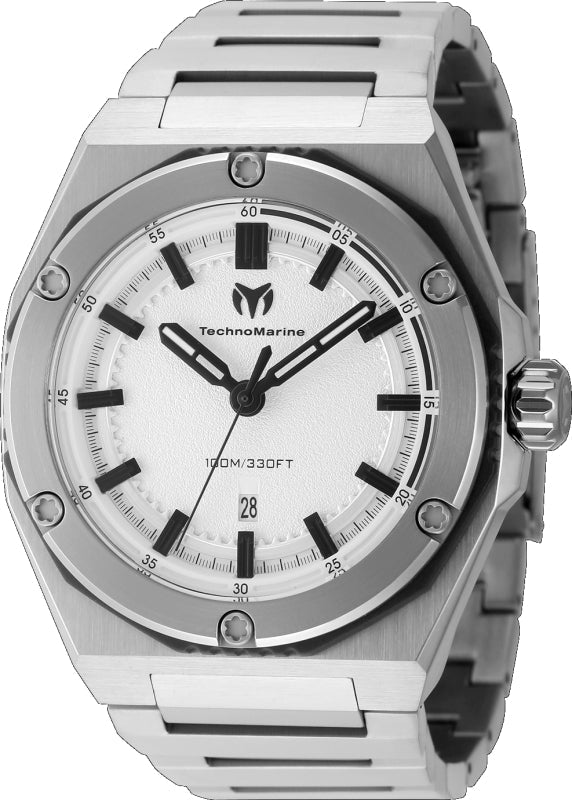 Coral Legacy 45mm / Silver / Silver Silver Dial