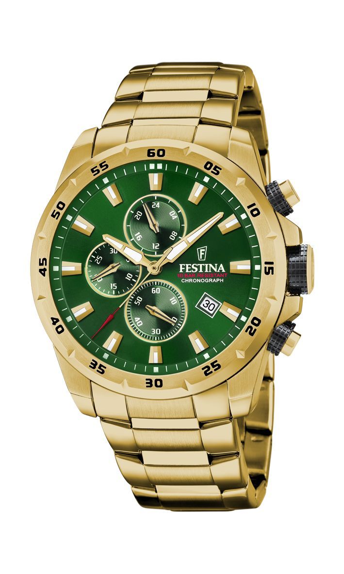 Chrono Sport Green / Stainless Steel Green Dial