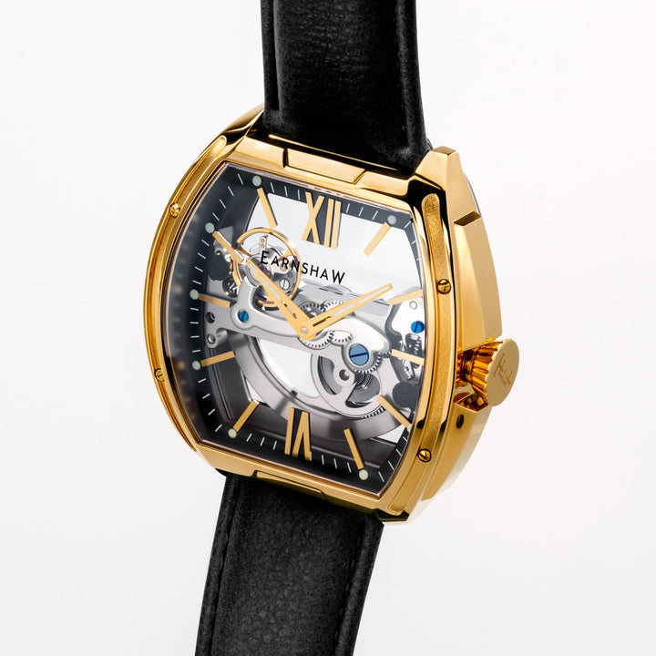 Nobility Knightsbridge Automatic Black / Leather Black Dial