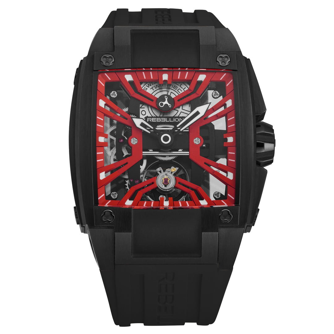 Re-Volt RBREV2H.TB.RD / Red Skeletonized | Red Skeletonized Dial