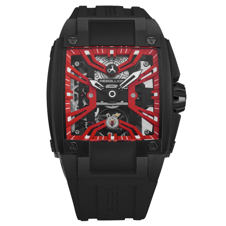 Re-Volt RBREV2H.TB.RD / Red Skeletonized | Red Skeletonized Dial