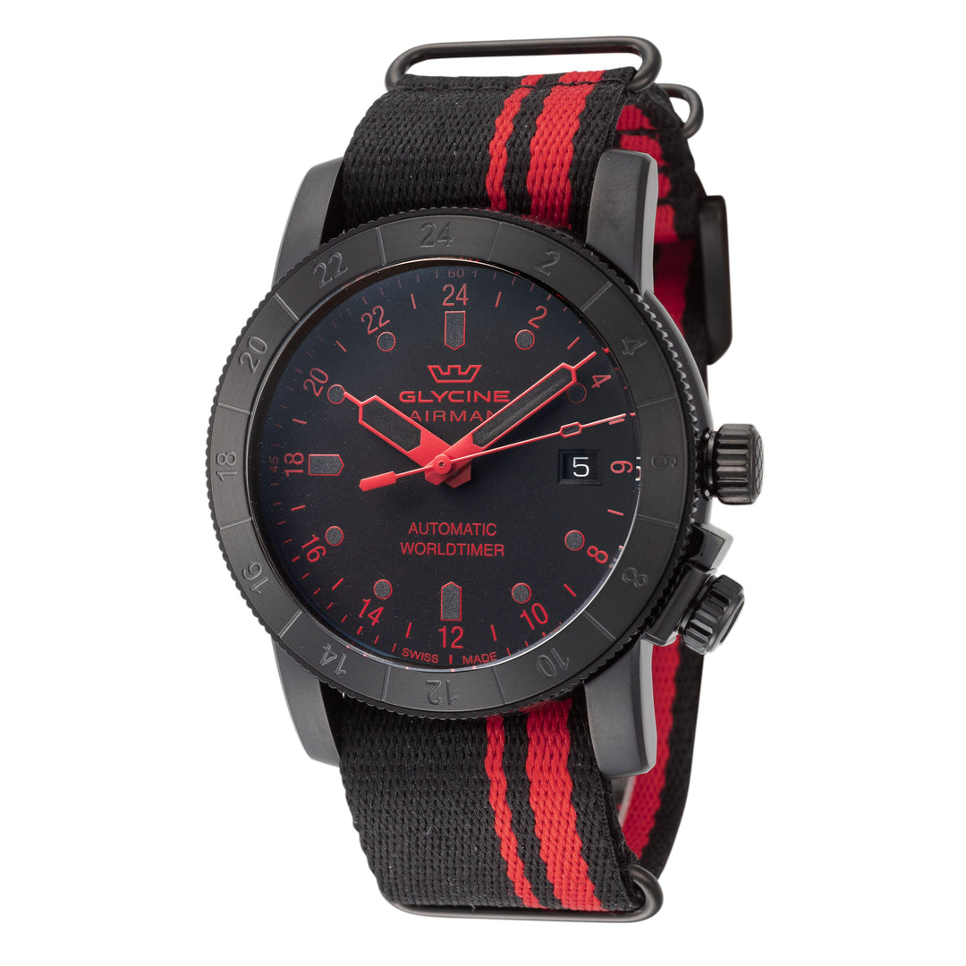 Airman Purist 42 mm / Black / Black Black Dial