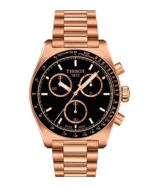 PR516 Quartz Chronograph Rose-Gold Black Dial
