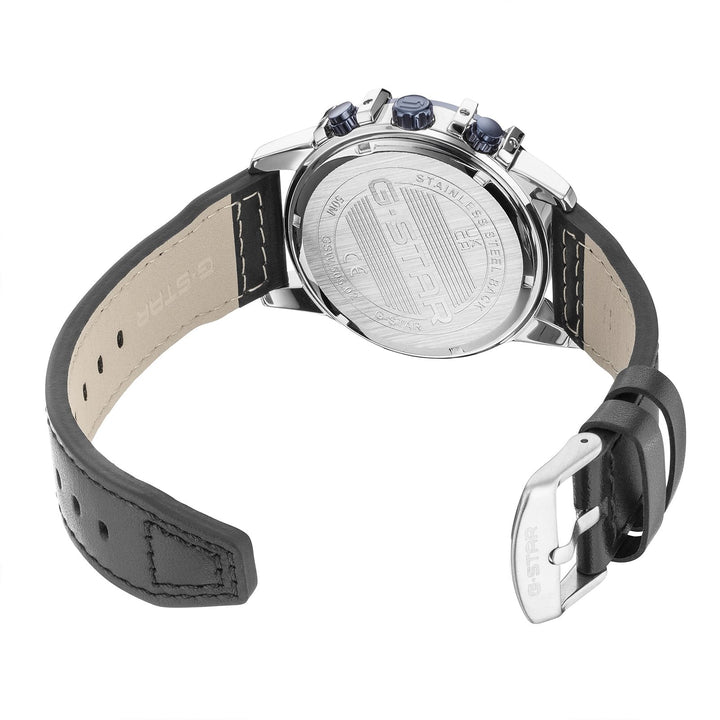 Bend3D Blue Dial / Black Leather Strap Blue Dial