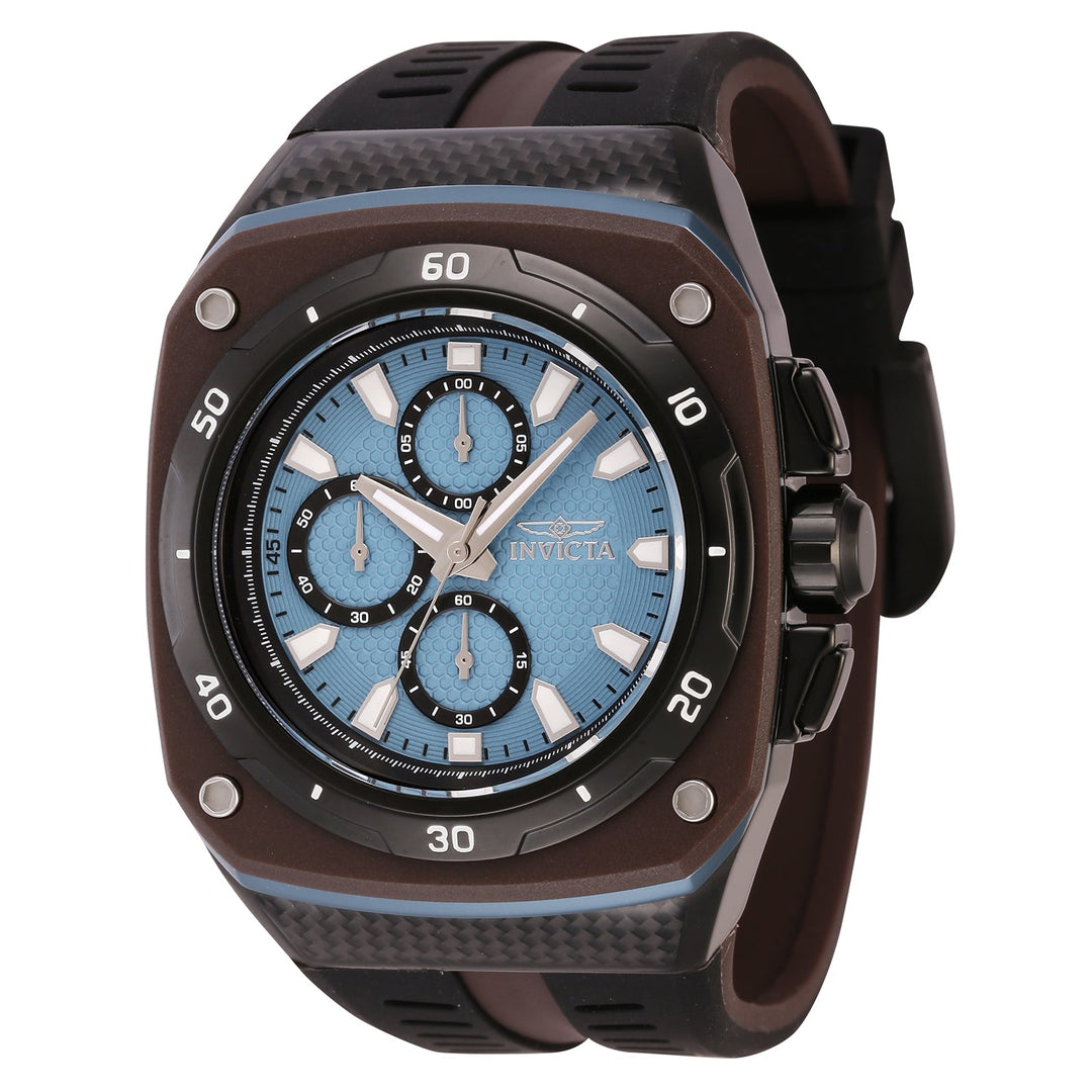 Speedway 46mm / Blue / Black | Blue Dial