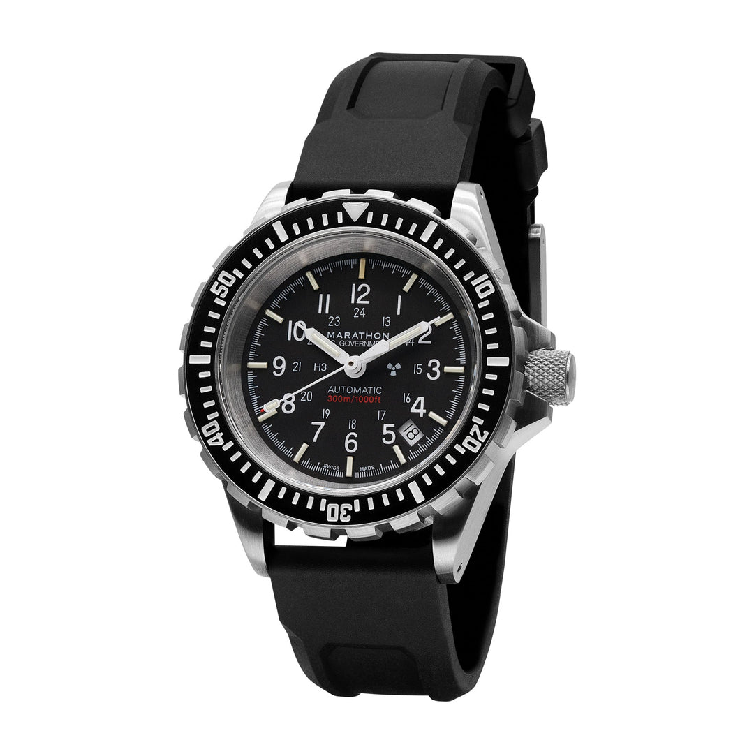 Dive SS/BKSS 3PC RUBBER (WW194006SS-0030) | Black Dial