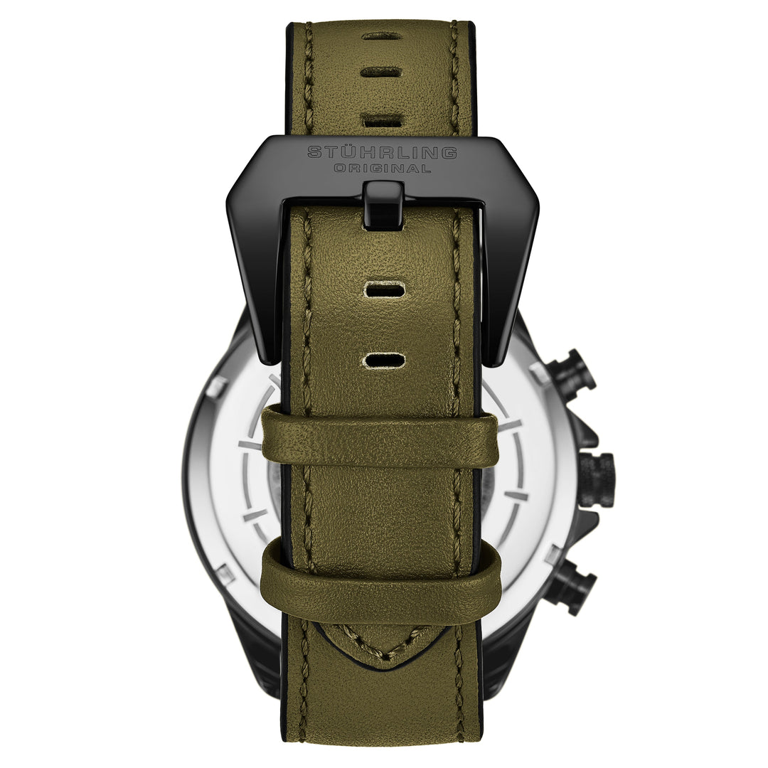 Aviator 929 Watch Green/Leather | Green Dial