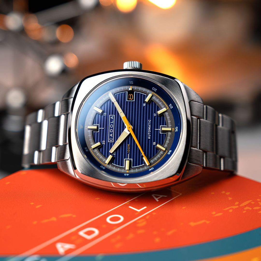 Buxton Automatic Blue/ Stainless Steel Stainless Steel | Blue Dial