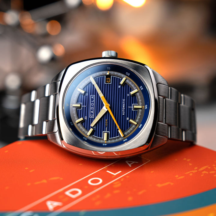 Buxton Automatic Blue/ Stainless Steel Stainless Steel | Blue Dial