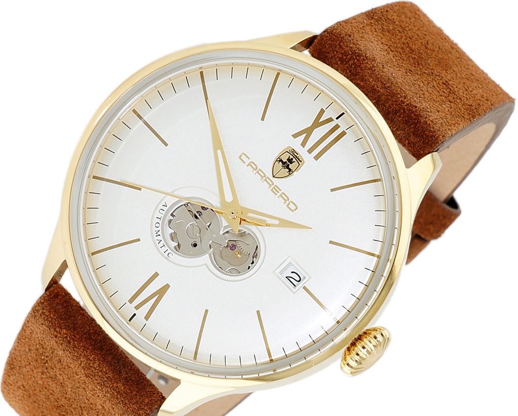 AERODROME GOLD TONE/SILVER | White Dial