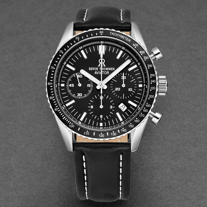 Aviator 17000.6537 / Black | Black Dial