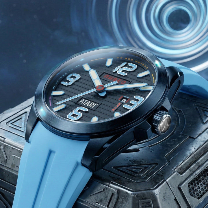 Torrent Automatic Atari Rainbow Limited Edition Blue / Blue Rubber BLUE Dial