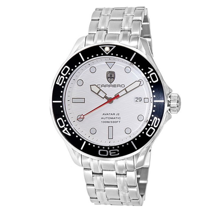 AVATAR-J2 Silvertone/White | White Dial