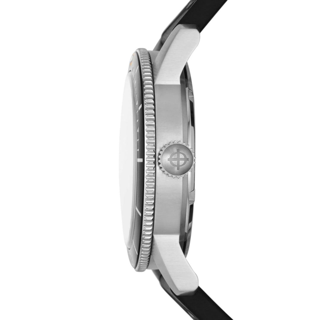 Super Sea Wolf Black Dial / Black Top Ring Silver Dial