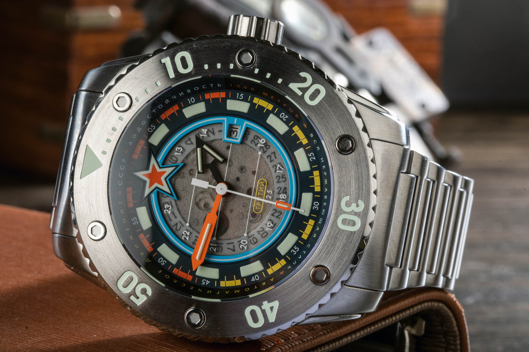 Kondor Tritium Limited Edition Silver / Black / Blue Black Dial