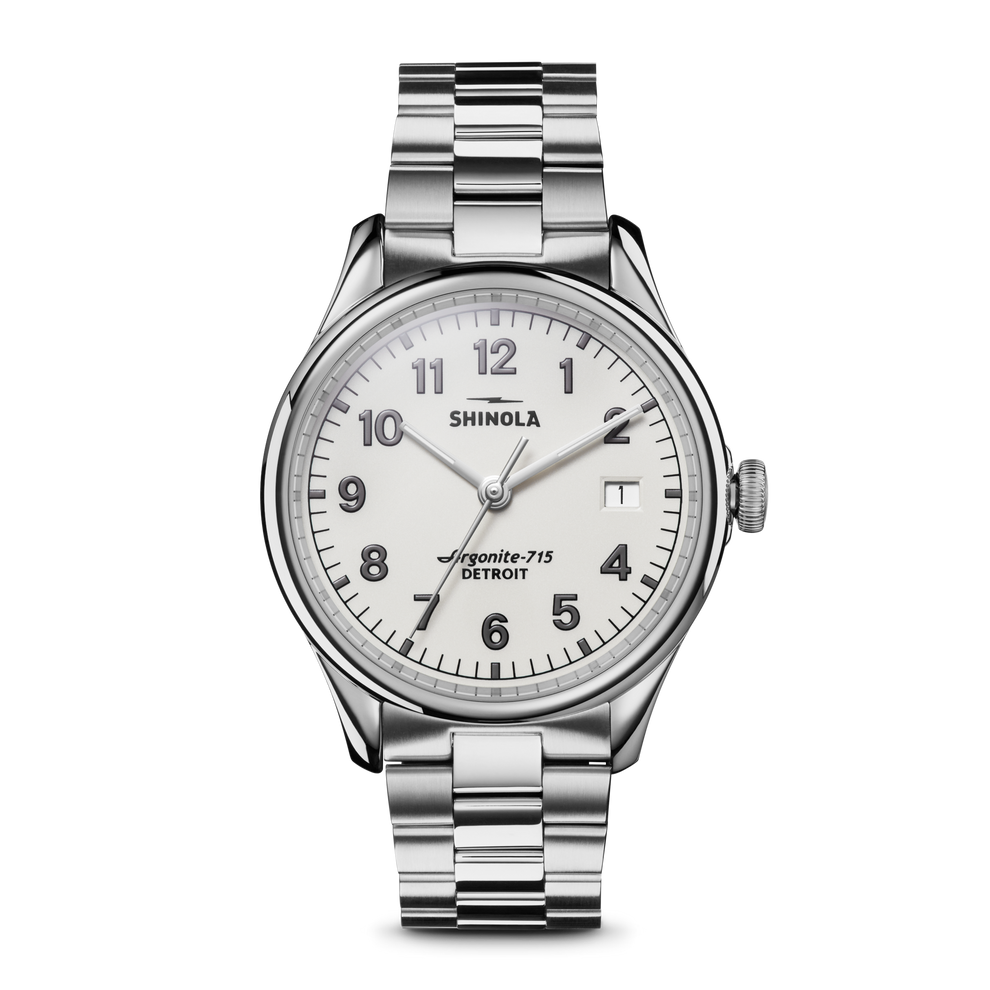 Vinton 38mm White | White Dial
