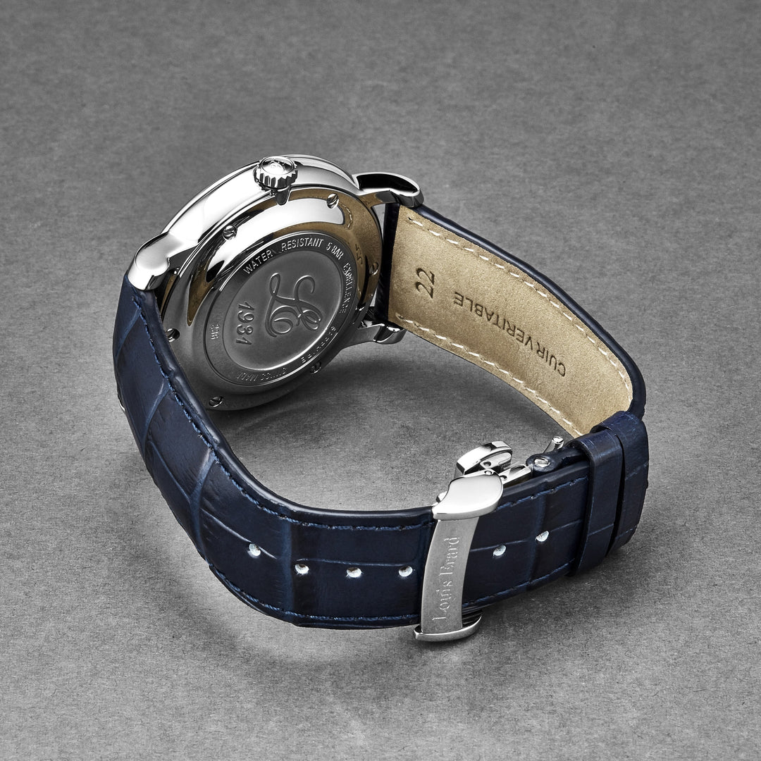 Le Rgulateur 86236AA25BDC555 / Blue | Blue Dial