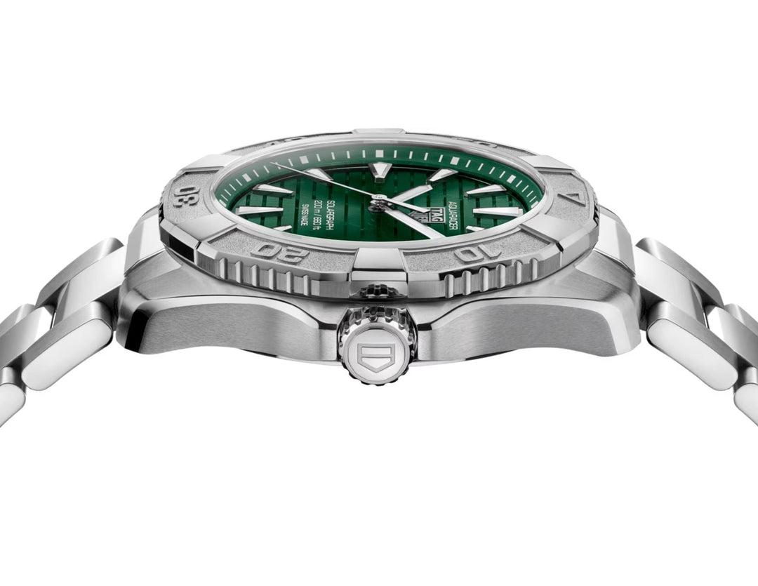 Aquaracer Professional 200 Solargraph Solar Quartz Green Dial / Stainless Steel 