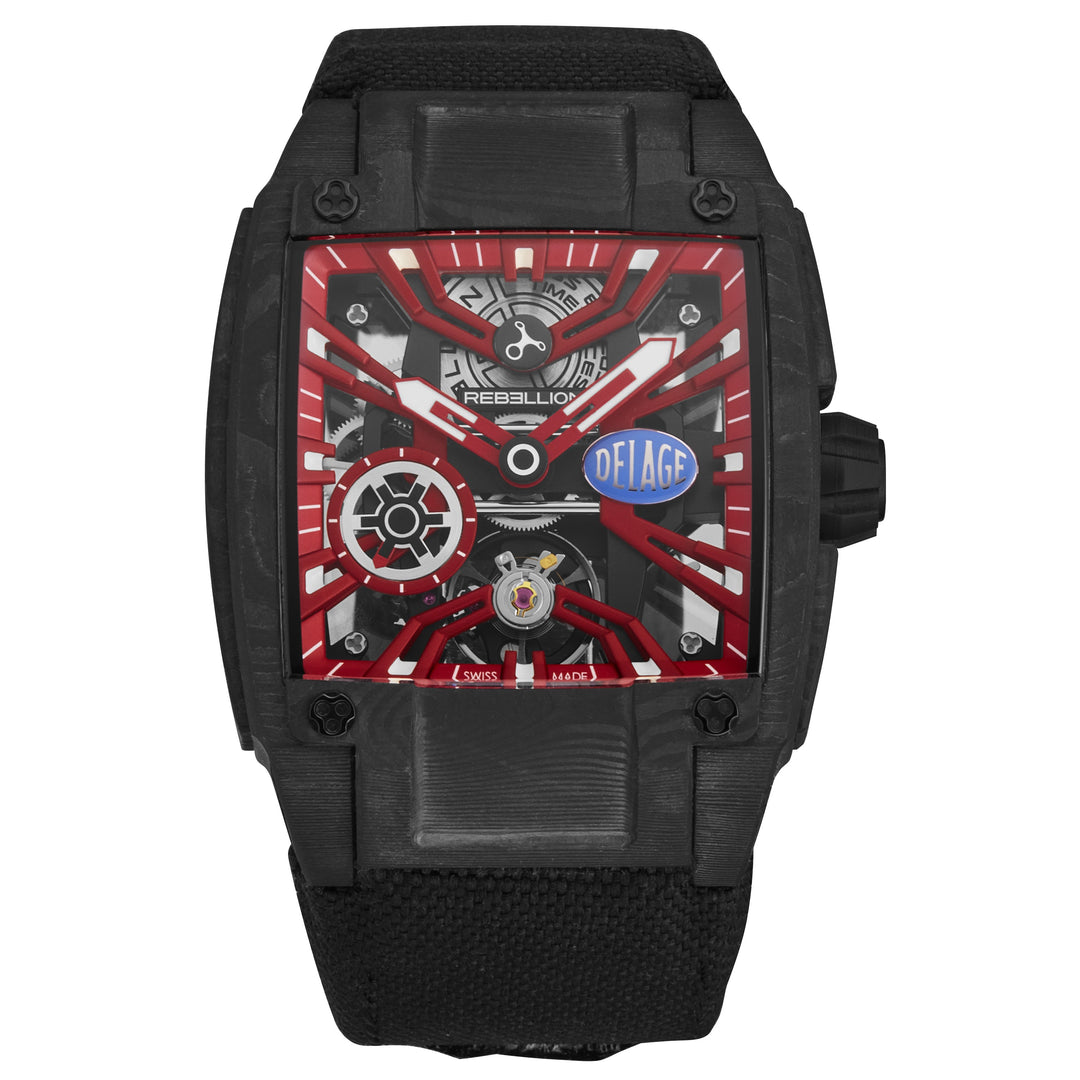 Re-Volt RBREV3H.TCADELR / Red Skeletonized | Red Skeletonized Dial