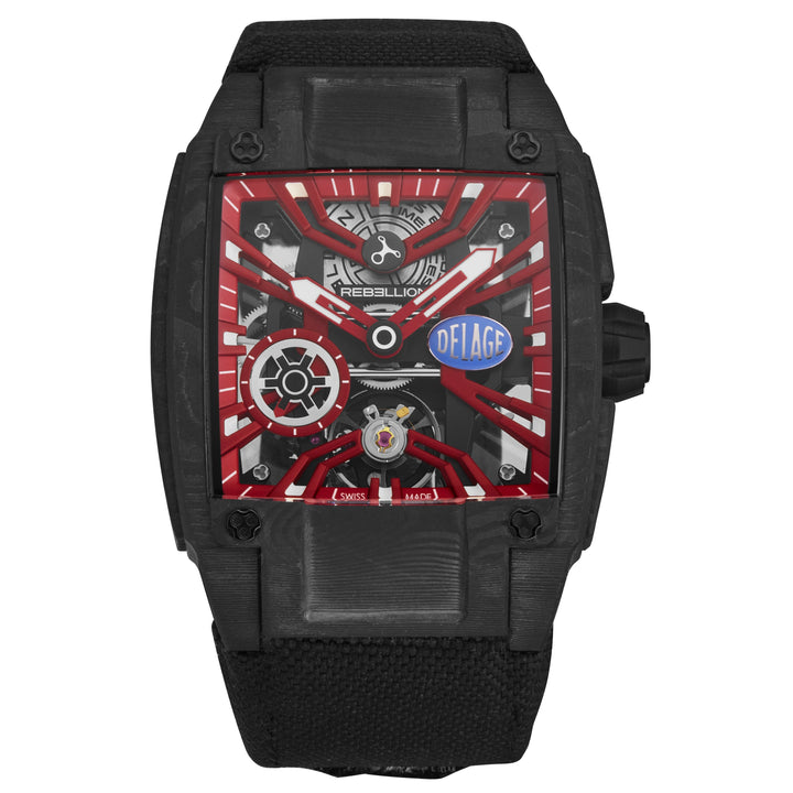 Re-Volt RBREV3H.TCADELR / Red Skeletonized | Red Skeletonized Dial