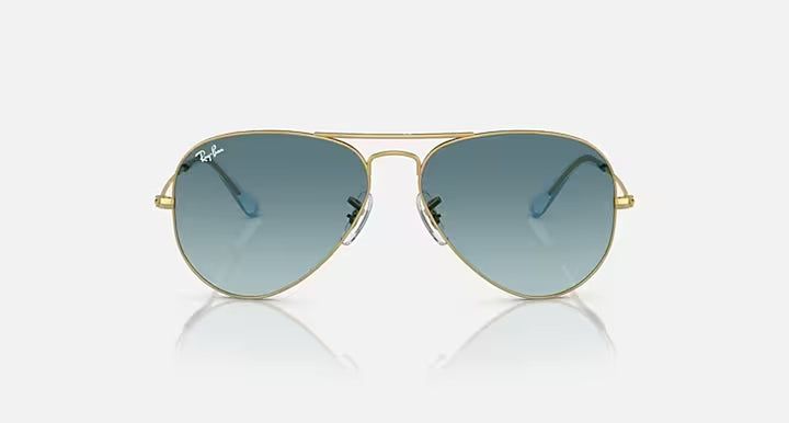 AVIATOR GRADIENT UNISEX / GOLD - BLUE GRADIENT GREY |  Dial