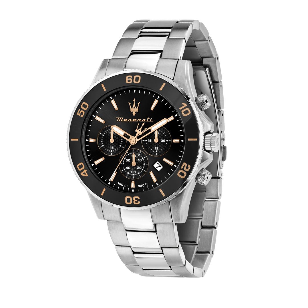 COMPETIZIONE Black / Stainless Steel | Black Dial