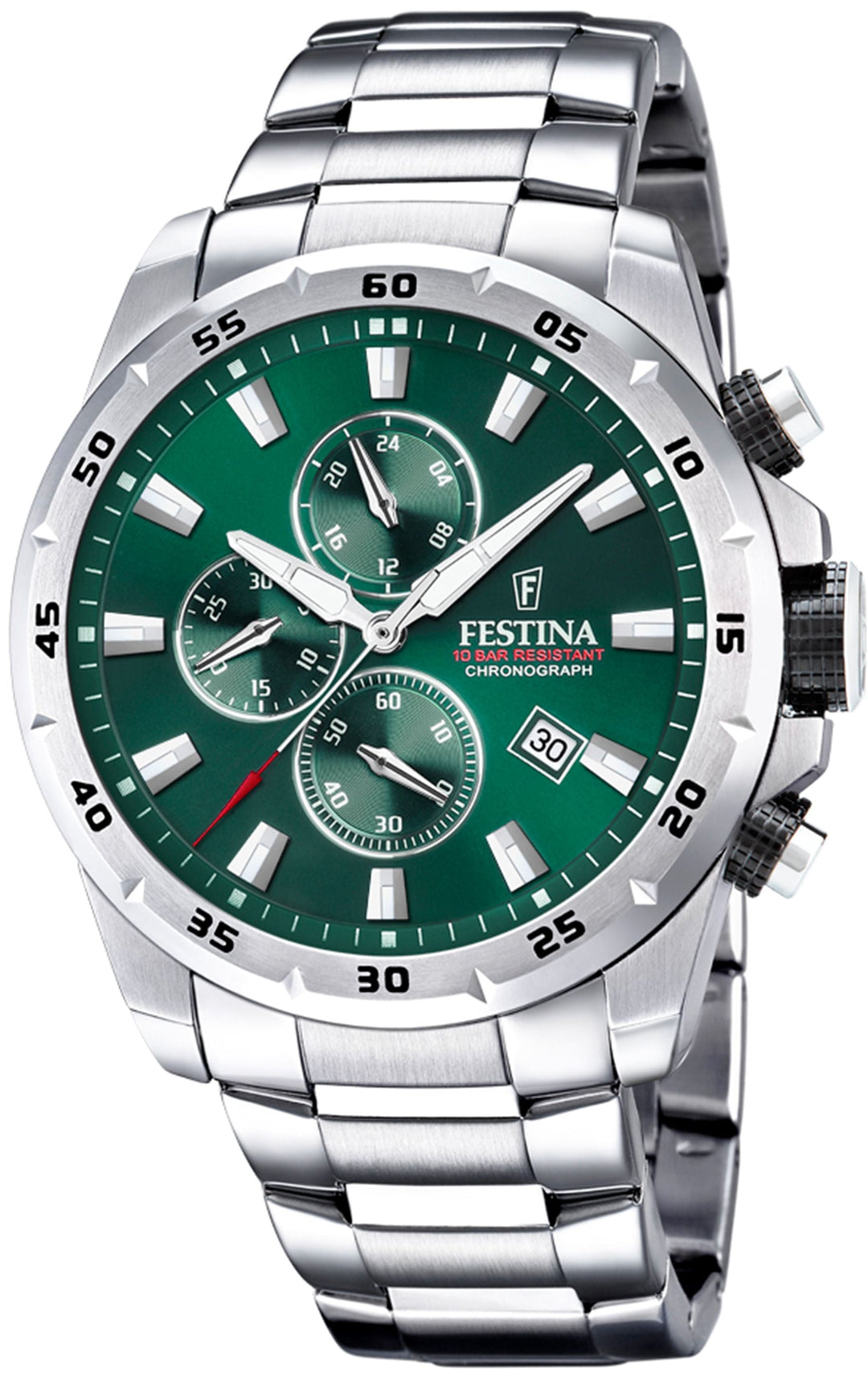 Crono Sport Green / Stainless Steel | Green Dial