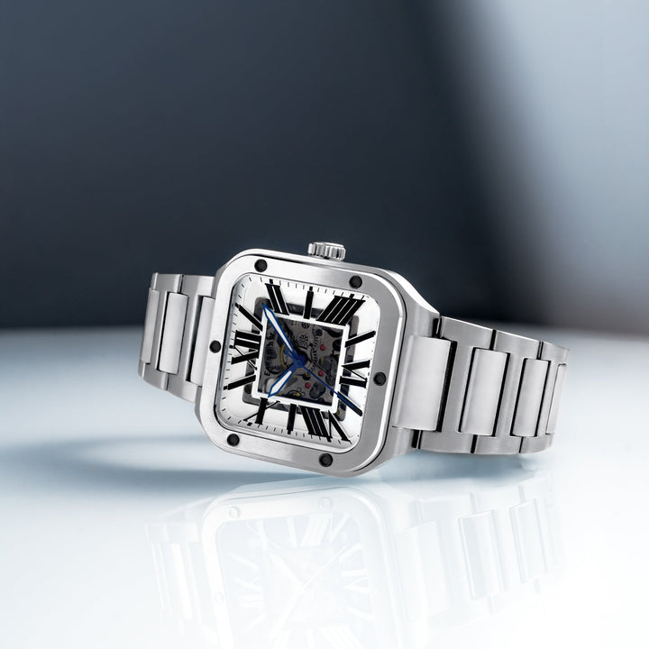 Engineer Lennox Skeleton Automatic White / Stainless Steel | White Dial