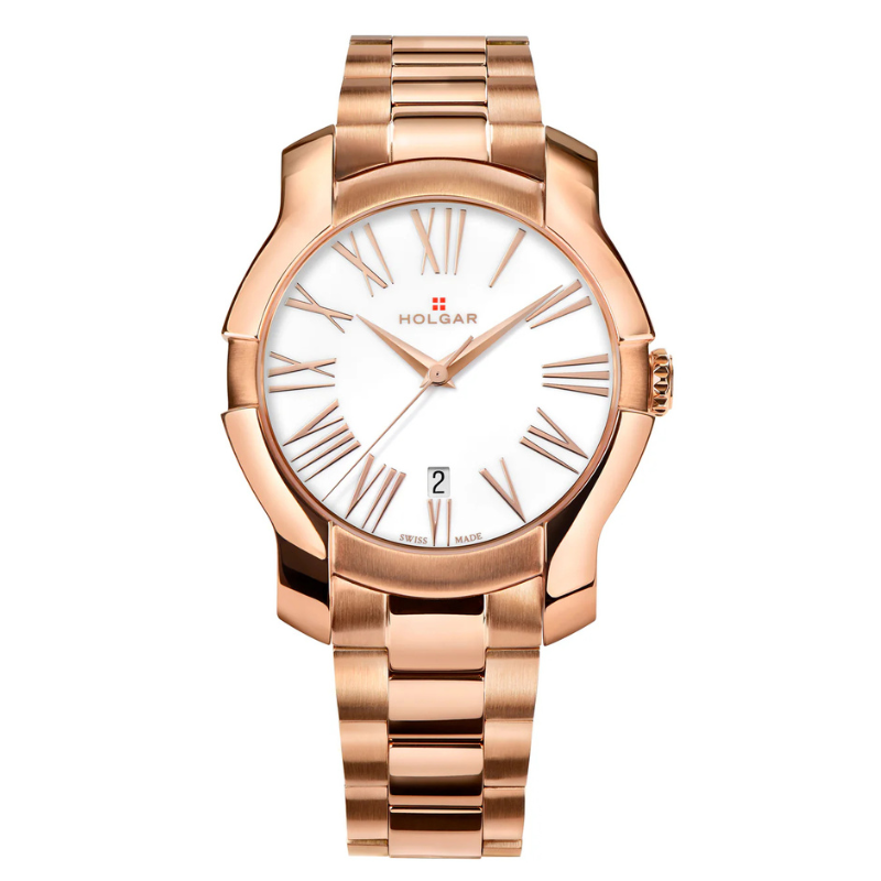 Women's White Dial, 5N Rose Gold Case and Bracelet | White Dial