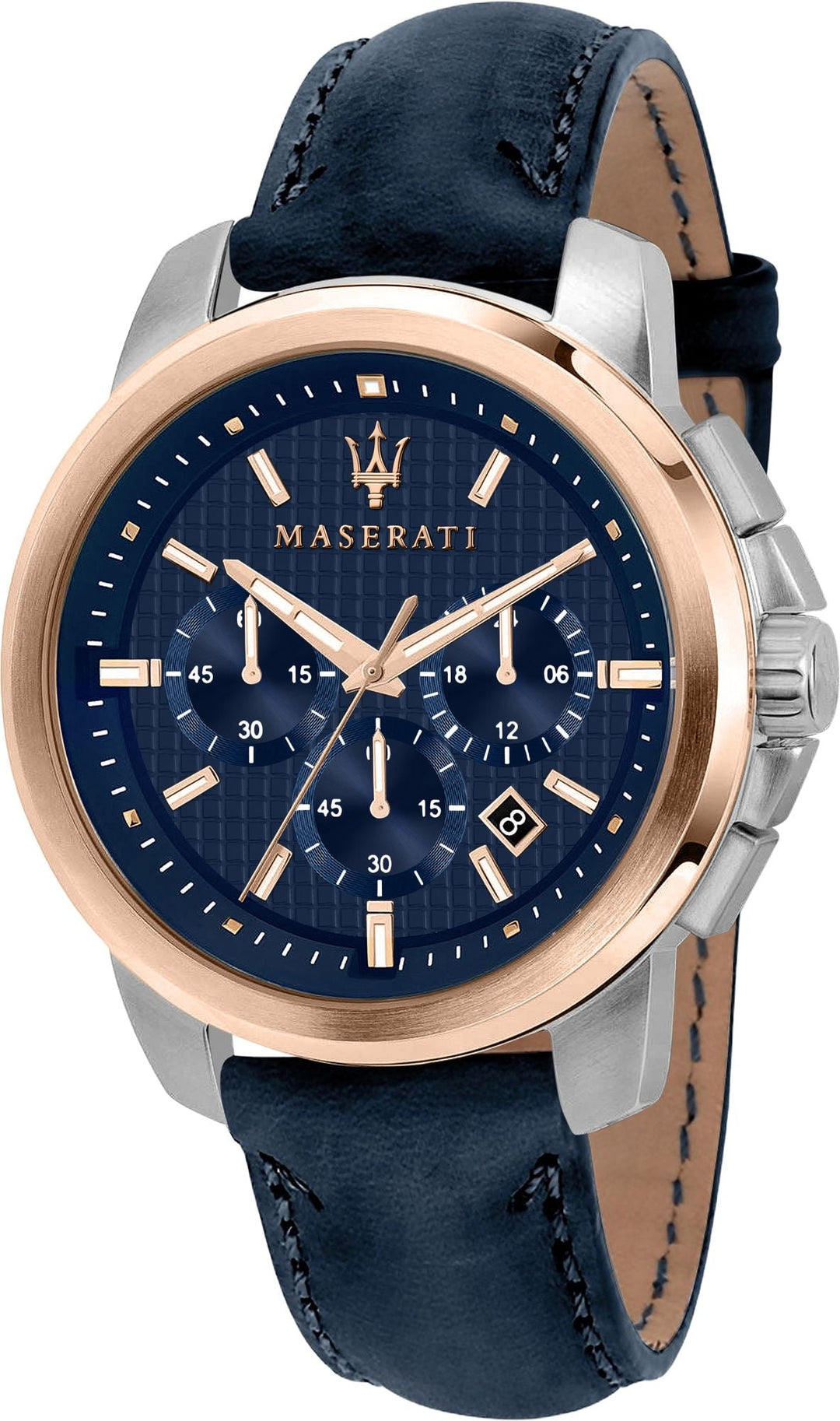 TRAGUARDO Blue / Leather | Blue Dial