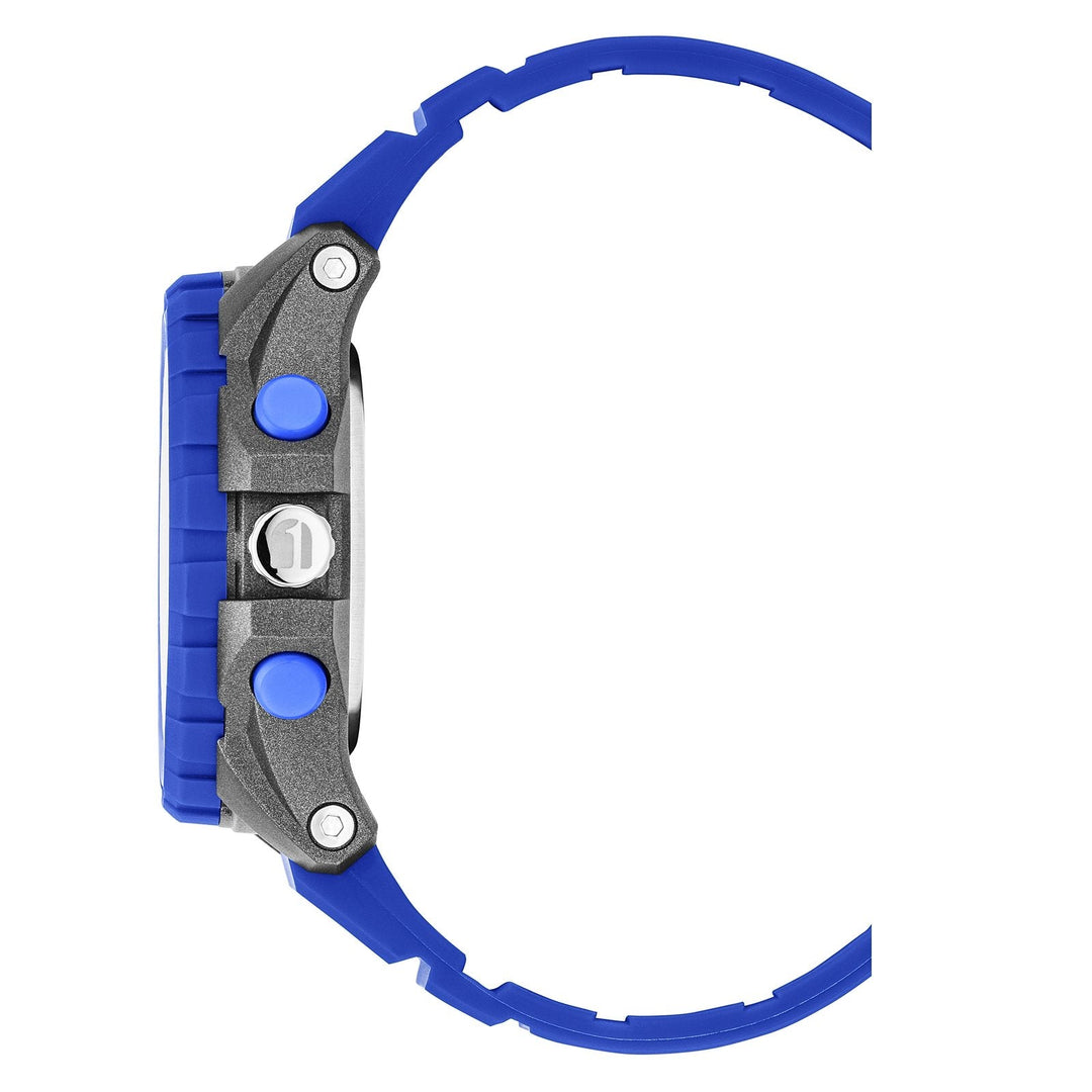 Ops01 Ana-Digi Gray Dial / Blue Silicone Strap Gray Dial