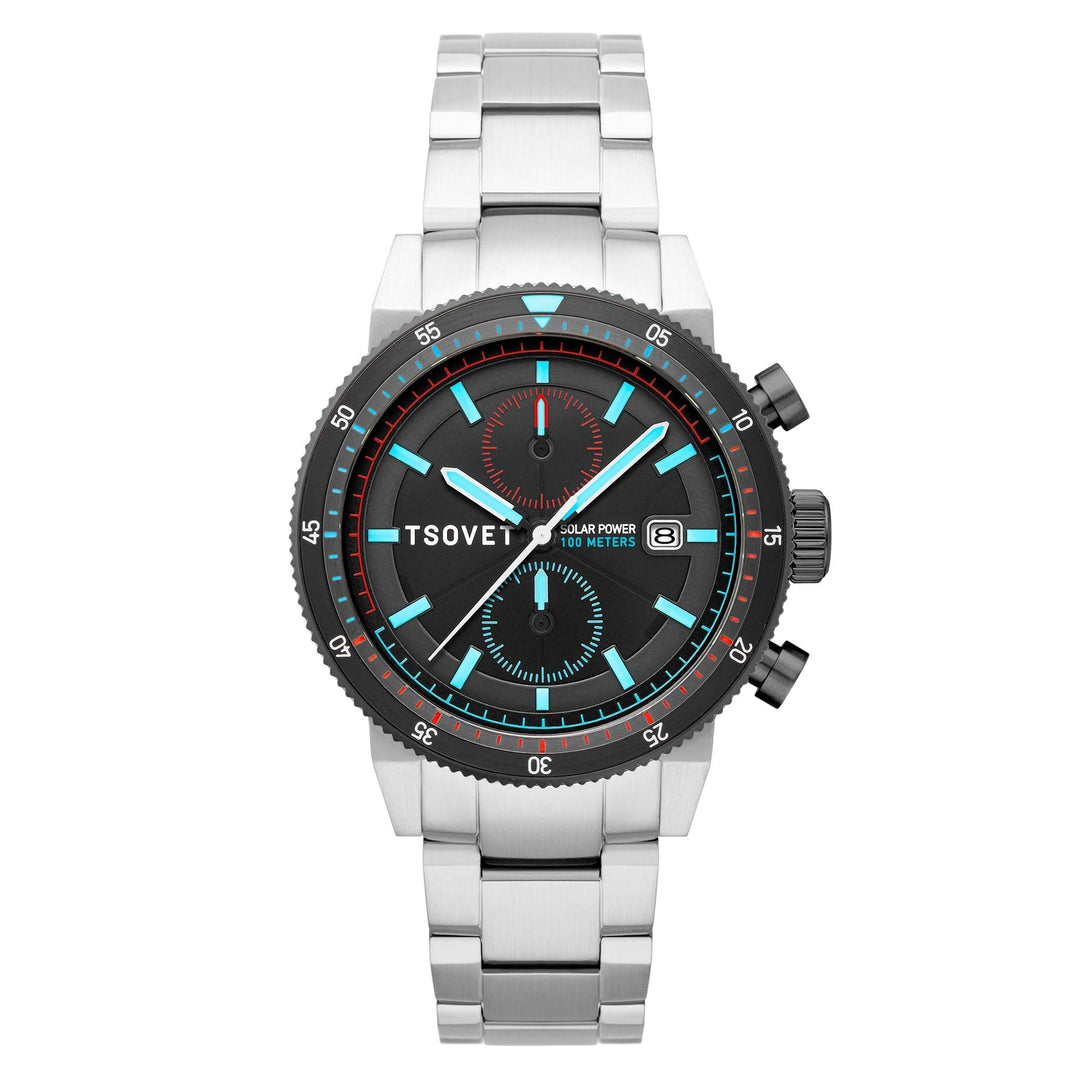 SLR FW42  Solar Powered Chronograph Gray / Stainless Steel | Gray Dial