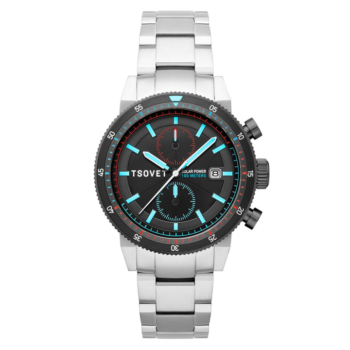 SLR FW42  Solar Powered Chronograph Gray / Stainless Steel | Gray Dial