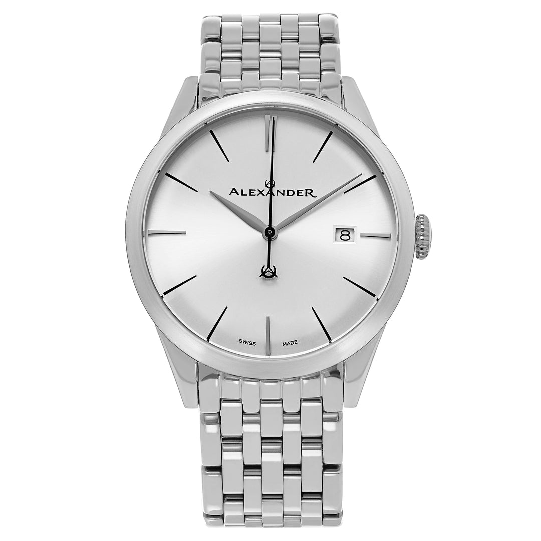 Sophisticate A911B Stainless Steel Case on Stainless Steel Bracelet, Silver-sunb