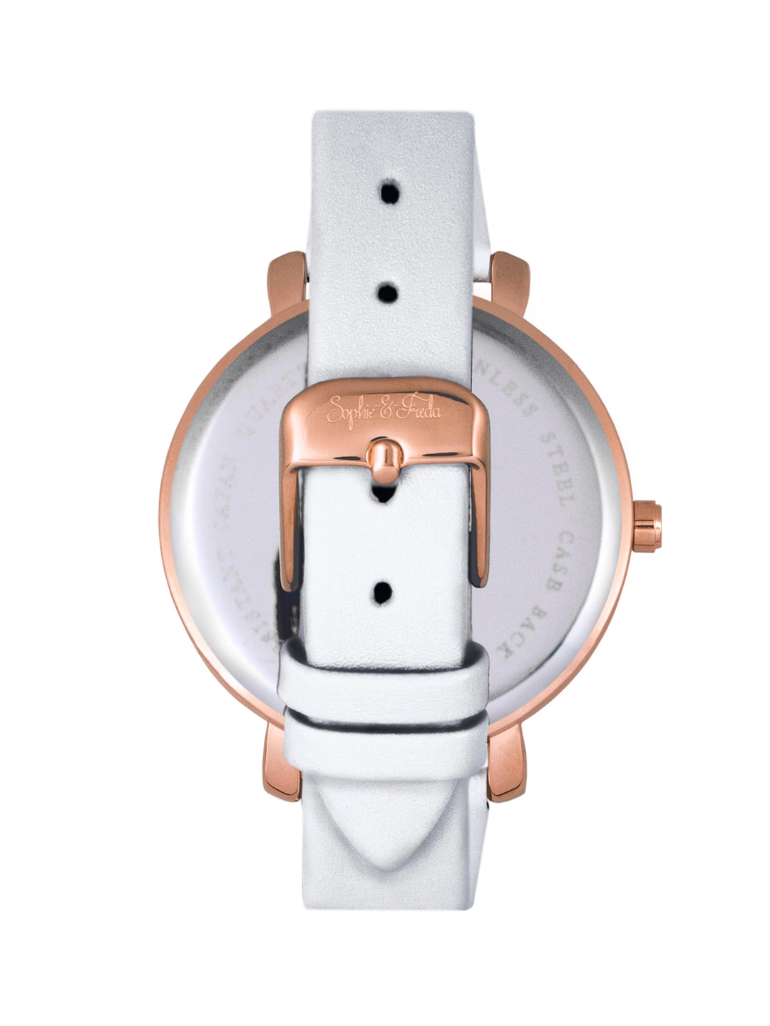 Key West w/ Swarovski Crystals Rose Gold/White
