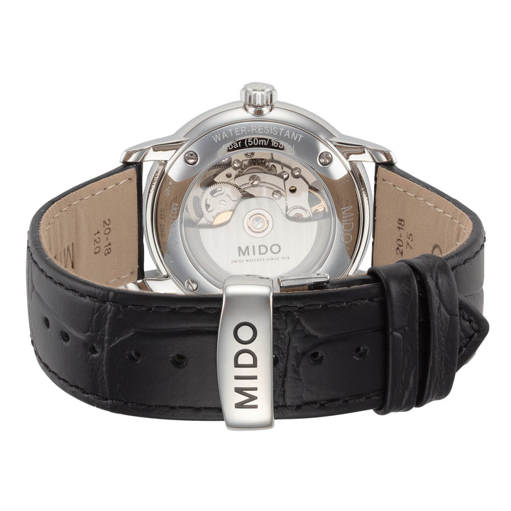 Baroncelli 39 mm / Silver / Black Silver Dial