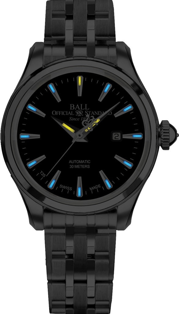 Trainmaster Eternity Ladies Black / Steel Black Dial